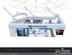 郫都展台模型