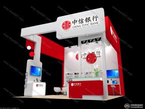 中信银行展台模型图片