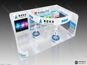 奥冠电池展览模型图片