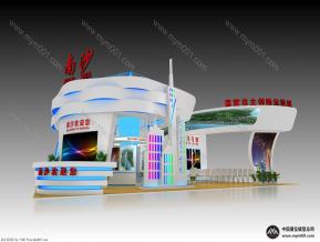 南沙展览模型图片
