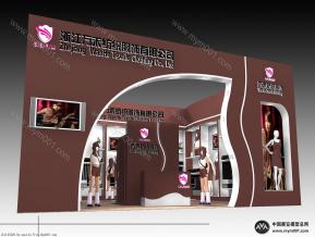 浙江万禾纺织展览模型图片