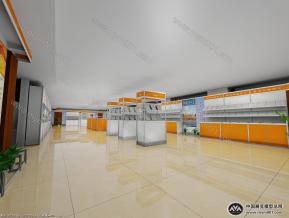 图书展厅3D模型