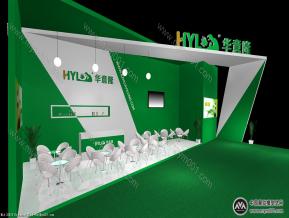 华意隆展览模型效果图