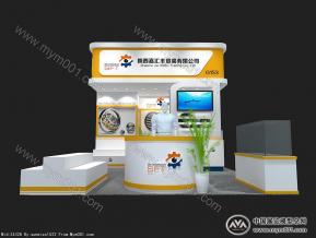 嘉汇丰汽配展台模型图片