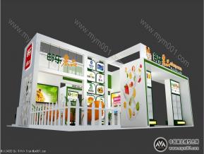 邮乐农展台模型图片