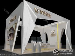 招金展览模型图片
