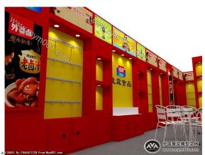 珠海佳霖食品展览模型图片
