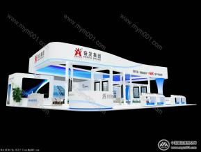 奋发门窗幕墙展294平展台模型