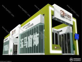 玉马窗饰展览模型图片