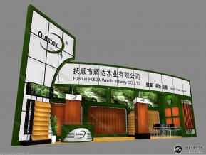 辉达木业展览模型图片