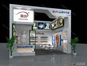 迪盈灯光照明展台模型图片
