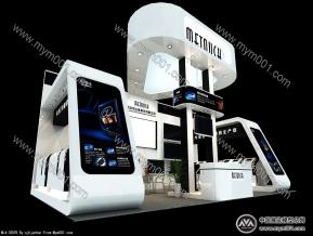 METOUCH展台3D模型图片