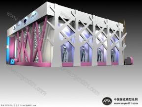 安莉芳服装展台模型图片