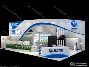 中兴昆腾展览模型图片