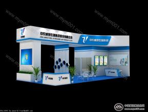中农威特生物科技展览展示展台3d模型