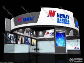 纽威数控展览模型图片