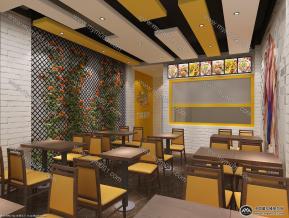 六福冒菜餐馆3D模型效果图