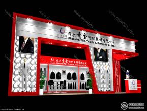 意金纺服展览模型图片