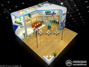 宝捷机械展双层设计方案