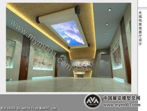 档案馆序厅3D模型图片