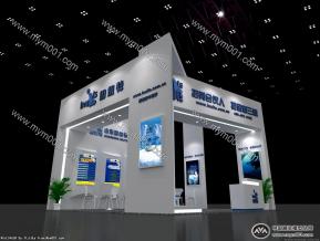 因纽特医疗展台模型图片