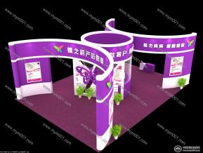 蝶之韵展览模型图片