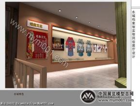 民俗文化二层展厅模型