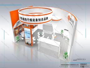 江苏健达干燥工程展台模型图片