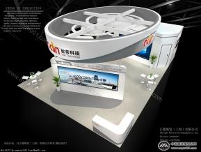 欧帝科技展台3D模型图片