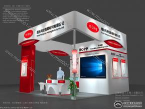 鸿庆包装展台模型图片