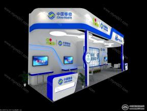 中国移动展览模型图片