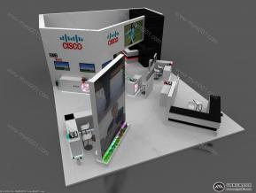 cisco展台模型图片