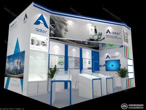 adler展览展台设计3D模型