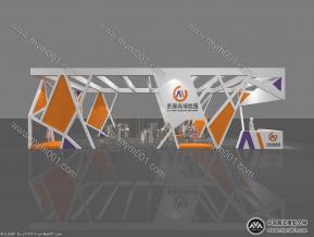 密源校服展台模型