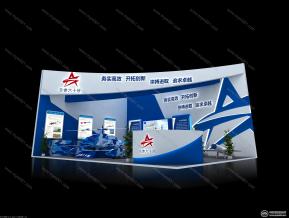 总参六十所展台模型图片