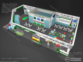 帝奥帝康体育展台模型图片