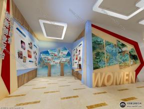 妇女儿童中心大堂活动展示设计