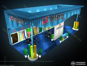 三旗纺织展览模型图片