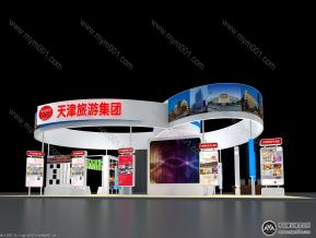 天津旅游展览模型图片