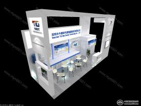 今朝能源展览模型图片
