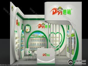 迪萌婴童展览展示展台3d模型