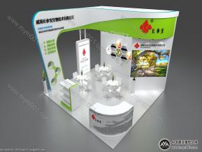 长参宝生物展台模型