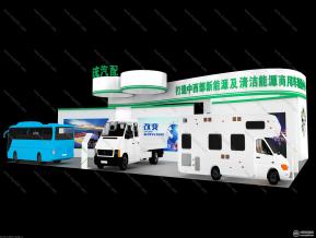 南充汽配展台模型图片