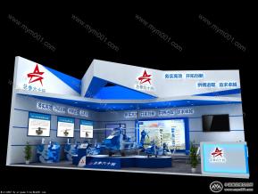 总参六十所展台模型图片