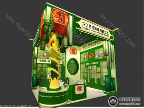 龙须粉丝展览模型图
