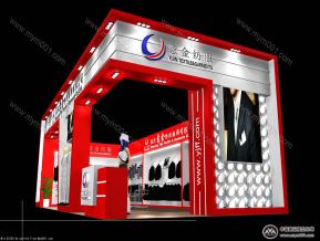 意金纺服展览模型图片