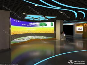 云南农村信用社成就展厅模型效果图