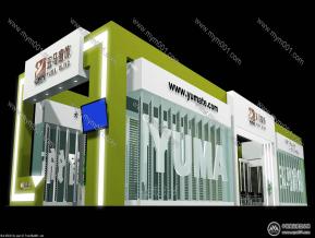 玉马窗饰展览模型图片