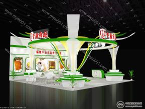 千业食品展览模型图片