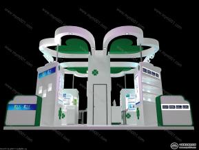 华瑞制药展台模型